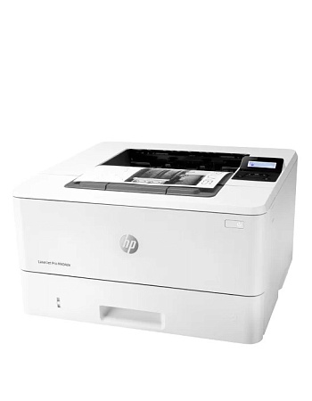изображение Принтер лазерный HP LaserJet Pro M404dn, ч/б, A4, белый 