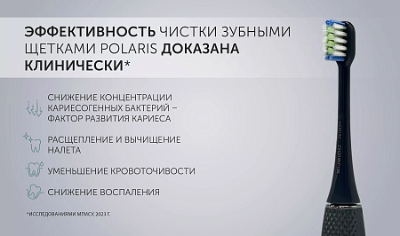 изображение Электрическая зубная щетка Polaris PETB 0701 TC, Графитовый 