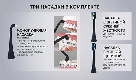 изображение Электрическая зубная щетка Polaris PETB 0701 TC, Графитовый 